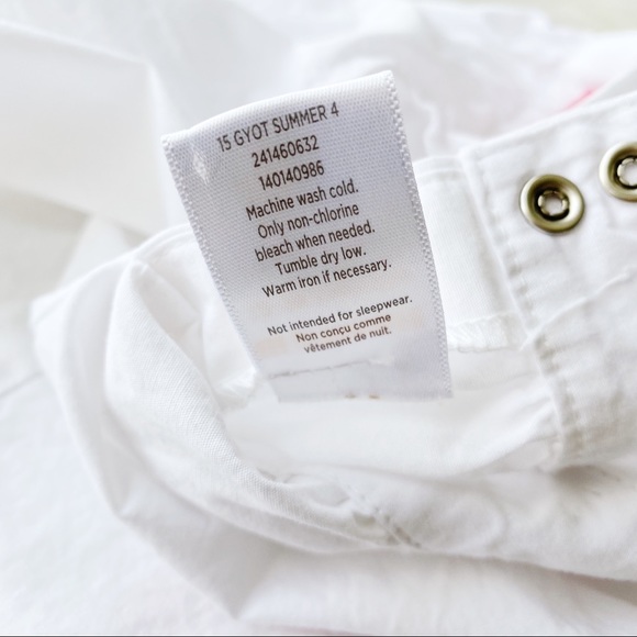 Gymboree 12-18M White Cap Sleeve Pink Bow Top - Picture 7 of 7